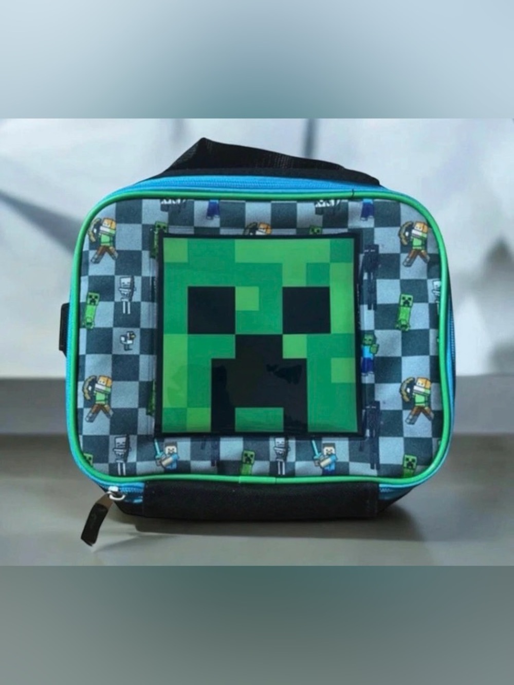 Minecraft Creeper Dual Compartment Insulated Lunch Box